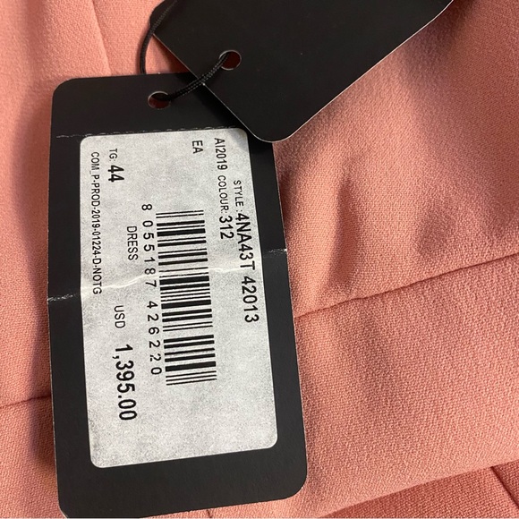 Emporio Armani Peach Sleeveless Dress - Picture 5 of 11